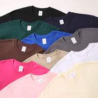 Camisetas al por Mayor de Alta Calidad, Personaliza el Logotipo de tu Marca, 100% Algodón Grueso, Camiseta Lisa para Hombre, Camisetas Casuales para Hombre