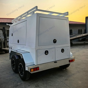 Remolque de Eje Único Herui de Alta Calidad, Personalizado, Estándar Australiano, de Acero Galvanizado Reforzado, con Recubrimiento de Polvo de Aluminio - Product Image 4