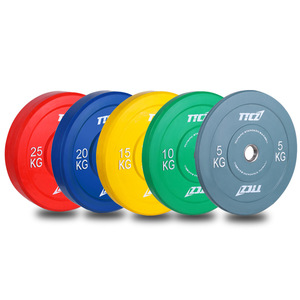Vente en gros, entraînement de gymnastique, <span class=keywords><strong>disque</strong></span> d'haltère 20Kg, plaque de poids de pare-chocs de compétition - Product Image 1