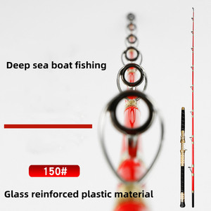 Canne à pêche en bateau à haute teneur en carbone, 1.65m, 1.8m, 1.95m, 2.1m, canne à pêche à la traîne, pêche en mer, gros mérou - Product Image 2