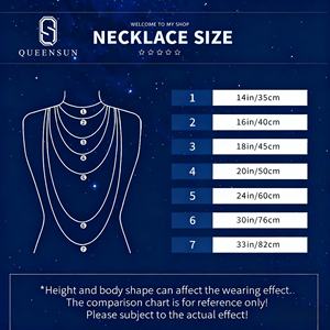 Collana Tennis Choker in Oro 10k 14k e Platino con Diamanti Sintetici - Gioiello con Catena a Stazione Completa con Zirconi Cubici Taglio Rotondo per Donna Regalo - Product Image 4