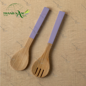 Cucharas de Bambú Clásicas de Alta Calidad para Ensalada, Color Personalizado, Ecológicas, Hechas a Mano, Utensilios de Cocina Duraderos, Venta al Por Mayor - Product Image 2