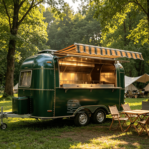 Juice Concession Trailer Mobile Beverage Trailer Towable Hot Dog Cart With Grill Baked Potatoes Food Truck - Product Image 2