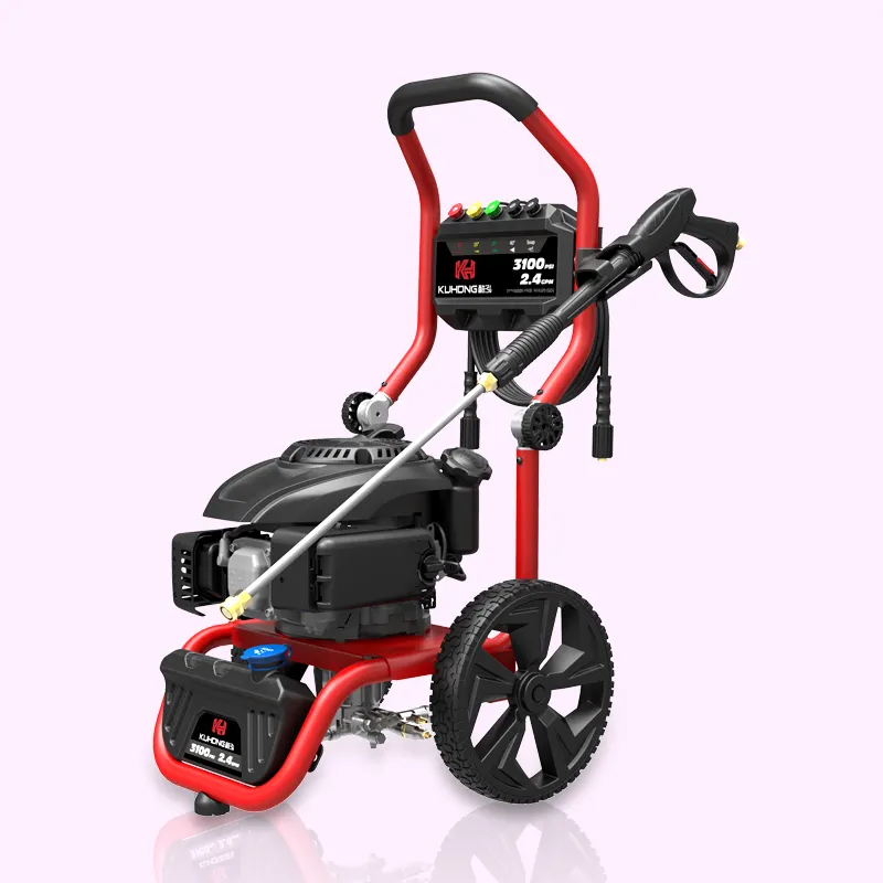 Kuhong Thương Mại 7.0 HP Xăng Xe Máy Giặt Áp Lực Cao Xe Máy Giặt Với Máy Bơm