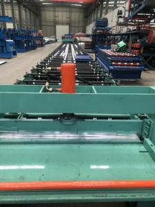 Gebäude gebrauch Bodenbelag Voll automatische Bodenbelag herstellungs maschine Bodenbelag Rollform maschine - Product Image 5