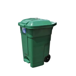 70L 50L Wholesale Plastic Trash Cans Foot Pedal Garbage Waste Bin