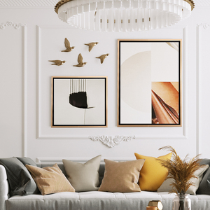 ผู้ผลิตงานศิลปะติดผนังแบบแขวนสมัยใหม่ ภาพพิมพ์บนผ้าใบไม้ลอยตัว ขนาด 60x90 ซม. กรอบลอยสำหรับภาพวาดบนผ้าใบ - Product Image 6