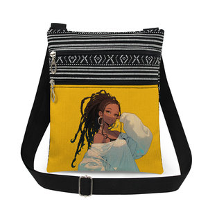 Borse da <span class=keywords><strong>donna</strong></span> <span class=keywords><strong>borsa</strong></span> a tracolla borse nere da <span class=keywords><strong>donna</strong></span> pacchetto <span class=keywords><strong>postino</strong></span> ricamato africano americano decorativo Billetera - Product Image 5