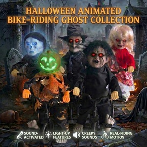 Dropshipping Shopify: Decoración Animada de Halloween con Efectos de Movimiento - Fantasma Eléctrico para Montar - Product Image 4