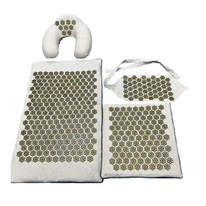 Alfombrilla de Acupuntura Ecológica de Fibra de <span class=keywords><strong>Coco</strong></span>, Lino Natural y Algodón, Juego de Almohadas, Alfombrilla de Yoga Portátil, Masaje de Espalda, Nueva Alfombrilla de Acupresión - Product Image 4