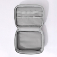 Sac organisateur de câbles de voyage multifonctionnel portable en nylon de haute qualité à trois couches pour le rangement des accessoires électroniques Logo personnalisé