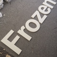 Logo d'affaires en plastique personnalisé, lettres de haute qualité, 3d en PVC