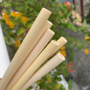 Eco <b>Bamboo</b> Straw Biodegradable Reusable with Customized Packing & Cleaning <b>Brush</b> From Eco2go Vietnam - Product Image 1
