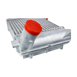 Intercooler in Alluminio 87210 per Nissan D22 NP300 2009, <span class=keywords><strong>Accessori</strong></span> per Raffreddamento Motore, Radiatore OEM 14461VM00A - Product Image 4
