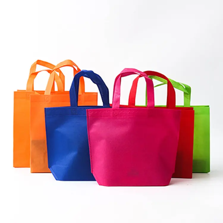 Bolsa plegable de reciclaje con logotipo personalizado, bolso de compras no tejido, ecológico, promoción de comestibles, novedad