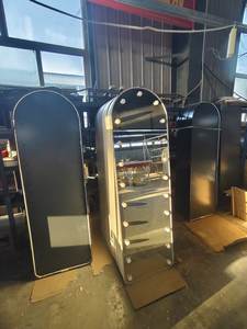 3 colores regulable grande al por mayor de pie dormitorio peluquería bombilla <span class=keywords><strong>cuerpo</strong></span> Led vestidor <span class=keywords><strong>con</strong></span> luz <span class=keywords><strong>espejo</strong></span> de piso de longitud completa - Product Image 3