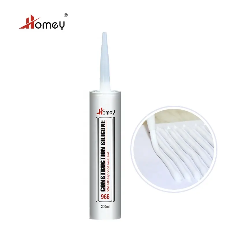 Homey Factory Price High Performance Buy Bulk White Non Acetic Silicone Weatherproof Sealant