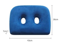 Coussin en mousse à mémoire de forme en forme de donut, design médical à circulation d'air pour les hanches, soulagement des hémorroïdes et du coccyx, pour siège de bureau et de voiture