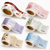 Étiquettes en rouleau personnalisées ECO, autocollantes, pour une marque et une décoration de produits uniques