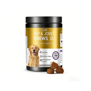 Friandises molles pour la force des articulations et des hanches des chiens avec vitamine E, D3, zinc et calcium - Absorption rapide pour la santé de la peau et du pelage - Product Image 1