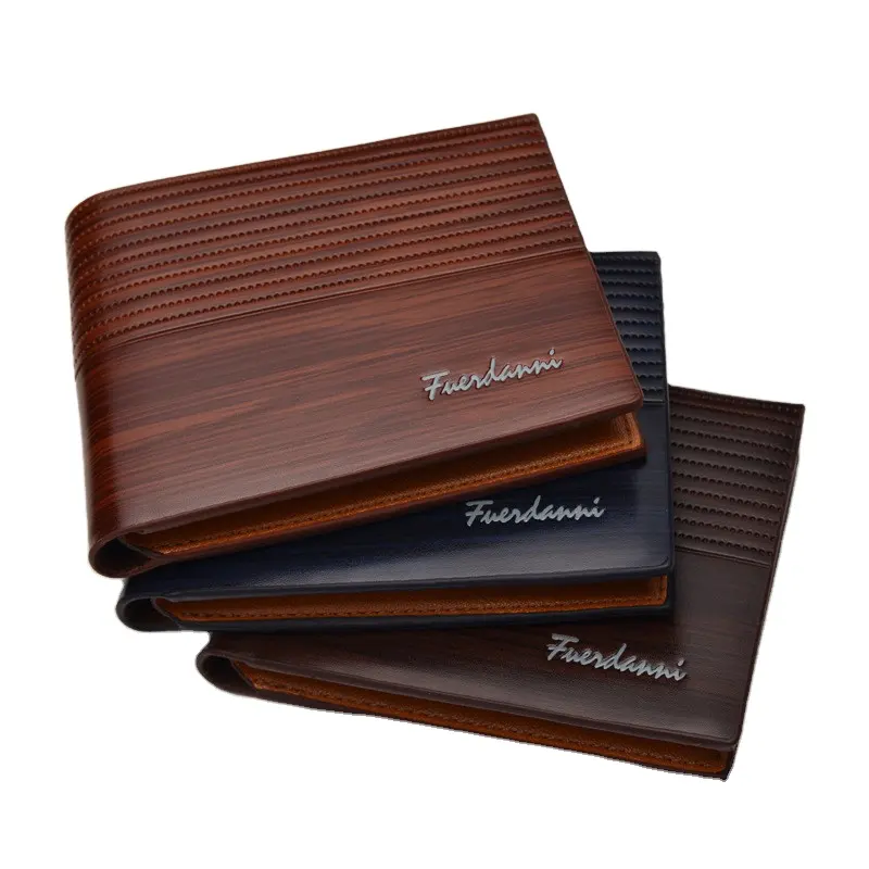 Furdanni — portefeuille pour hommes en pu, classique, style court, de marque, offre spéciale, collection