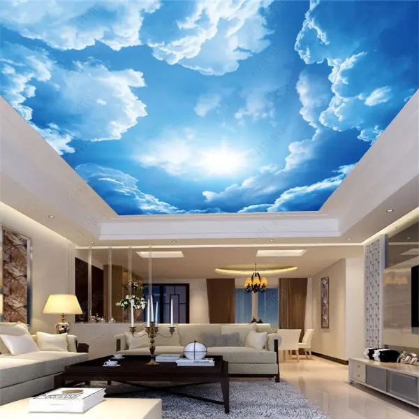 stretched fabric sky fall ceiling design catalogues