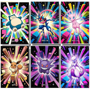 Cartes Métalliques Épaissies PY Fan Art Pokémon, Imprimées en Couleur, Cartes à Collectionner Anime pour Fans, Jeu de Société - Product Image 6