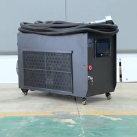 Machine de soudage au laser à fibre portative à refroidissement par air ou par eau pour le soudage des métaux, de l'acier inoxydable, des tubes carrés, de l'acier au carbone