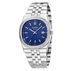 Reloj de pulsera Reward Prime <span class=keywords><strong>para</strong></span> <span class=keywords><strong>hombre</strong></span>, de lujo, con tres agujas, calendario, cuarzo, elegante, <span class=keywords><strong>para</strong></span> negocios, con baño de oro fino, de acero inoxidable, <span class=keywords><strong>para</strong></span> caballero. - Product Image 4