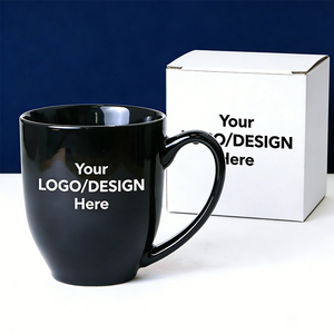 Mug Kopi Keramik 15oz 16oz dengan Logo Custom, Promosi Merek, Porselen, Berlapis Glaze, Tasse, Tazas - Product Image 1