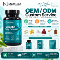 Capsules de probiotiques pour adultes en marque privée OEM, complément alimentaire pour la santé digestive, 60 unités, 30 g