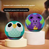 Altavoz Portátil con Iluminación LED RGB para Niños, 5W, Bluetooth, USB, FM, Música para Dormitorios, Comedores, Oficinas, Fiestas al Aire Libre