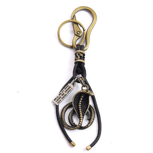 Cobra Keychain Alloy Metal Pendant Bronze Silver <b>Car</b> <b>Key</b> Accessory Retro Snake Design <b>Key</b> <b>Ring</b> Spring 2024 Yiwu Origin - Product Image 5