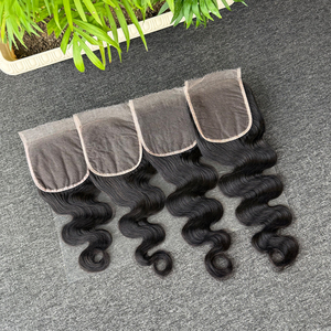 ผมแท้แบบเวฟ 5x5 HD Lace Closure 100% Virgin Remy ความยาว 20 นิ้ว สำหรับผู้หญิงผิวสี ไม่หลุดร่วง ขายส่ง - Product Image 4