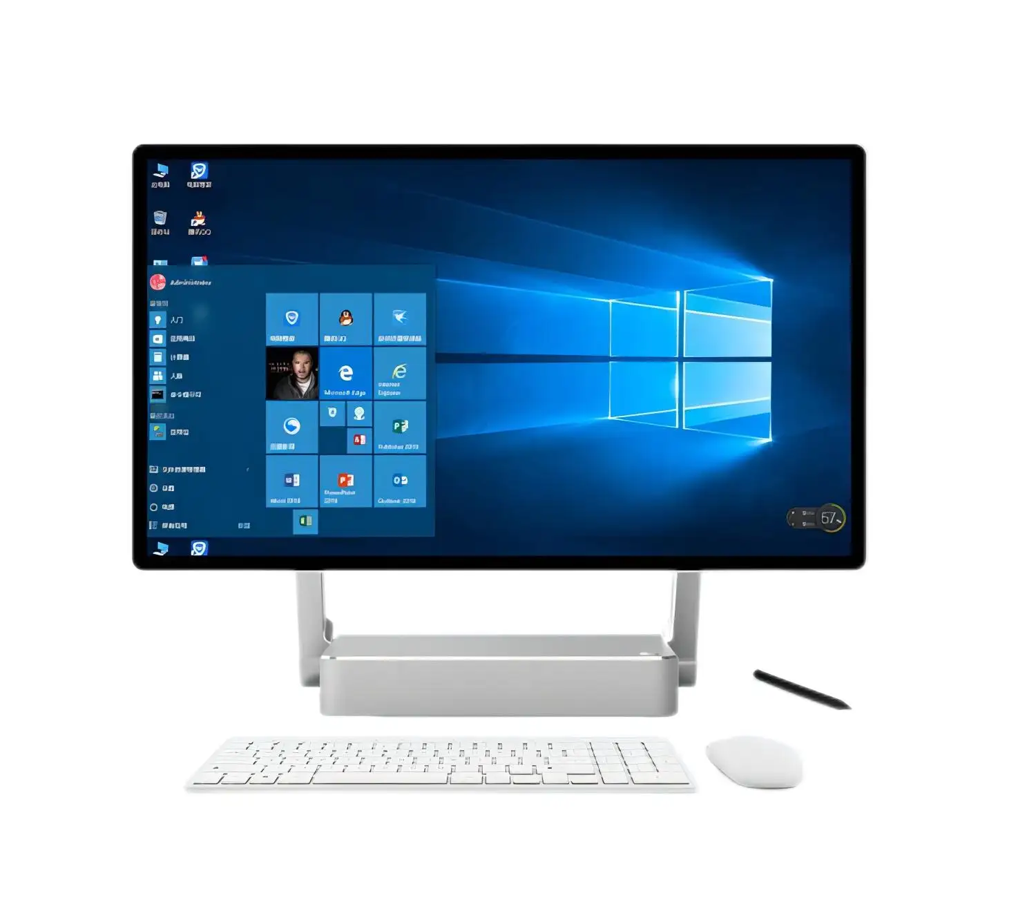 Hot bán nhà máy trực tiếp giá 23.8 inch màn hình cảm ứng i3/i5 AIO PC 8GB 16GB văn phòng tất cả trong một máy tính