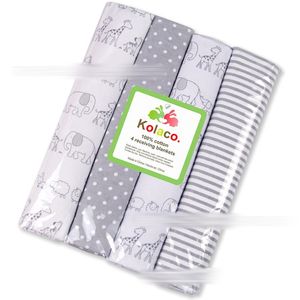 Couverture pour nouveau-né, vente en gros, 100% coton pur, couverture fine pour bébé d'été, ensemble de 4 pièces de couverture de sommeil pour bébé - Product Image 4