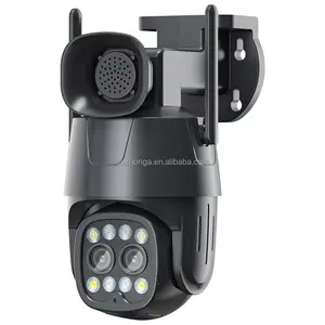4X كاميرا زووم WiFi 2MP/4MP الأمن مراقبة الربط الكاشف 1080P السيارات تتبع ثنائي عدسة المنزل في الهواء الطلق كاميرا متحركة