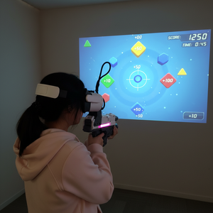 Máquina de Juegos de Realidad Virtual VR, Simulador de Tiro, Plataforma de Batalla Multijugador, Equipo de <span class=keywords><strong>Cine</strong></span> 9D - Product Image 6