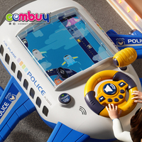 Volante de Juguete de Plástico Colorido para Niños, con Luces, Música y Sonidos de Aviones, para Edades de 2 a 9 Años