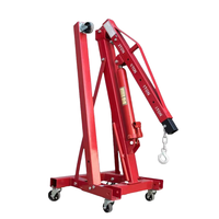 Grue de chantier mobile manuelle pliable hydraulique de 2 tonnes, prix d'usine