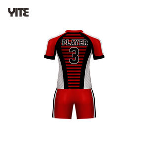 مخصص بالجملة رخيصة قمصان الرجبي عالية الجودة حار بيع فارغة الرجبي جيرسي للرجال - Product Image 4