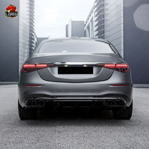 Recién llegado, Kit de carrocería de piezas de automóvil para BENZ Clase S W223 <span class=keywords><strong>2022</strong></span> + actualización a estilo <span class=keywords><strong>S63</strong></span>, kit de carrocería, faldones laterales de parachoques trasero delantero - Product Image 5