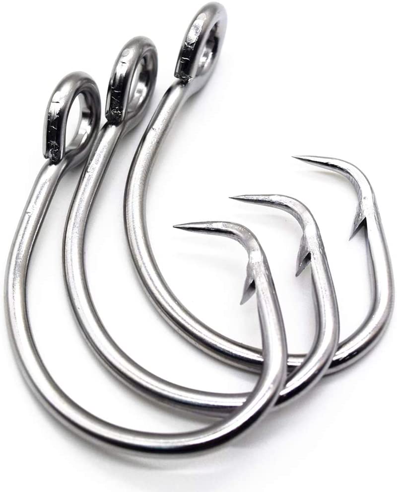 Super Strong 28/0 Stainless Steel Big Game Saltwater 39960 Hooks for Tuna  Catfish Bass Fishing Tackle Fishing Tuna Circle Hooks