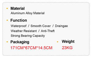 Zolionwil Pickup Aluminium Camion Roll Cover Tri Fold Tonneau Cover pour GMC Colorado <span class=keywords><strong>Silverado</strong></span> 2015 + - Product Image 2