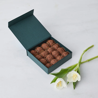Großhandel Luxuriöse Süßigkeiten-Verpackung Geschenkboxen mit Papiertrennwänden Personalisierte Schokoladen-Brigadeiro-Box