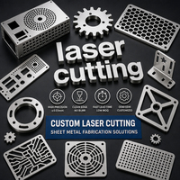 Fabrication sur mesure de tôles en aluminium et acier inoxydable, découpe laser de pièces métalliques, service de découpe laser