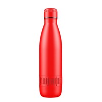 Botol Air Baja Tahan Karat Terisolasi Vakum Dinding Ganda Cerdas Kustom dengan Speaker Musik Nirkabel