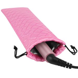 Sac de rangement pour outils capillaires résistant à la chaleur, sac de voyage portable avec cordon de serrage, pochette de rangement polyvalente pour outils capillaires - Product Image 1