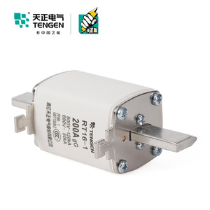 ฟิวส์ Tengen RT16-1 200A gG 500V 690V แรงดันสูง แบบเซรามิก ขาเสียบแบบเรเดียล - Product Image 2