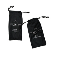 Pochettes en microfibre pour lunettes de soleil, sacs pour lunettes optiques, avec Double cordon de serrage, impression personnalisée